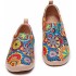 UIN Women's Blossom Slip On Shoes Colorful Comfortable Lightweight Art Travel Sneakers Casual Floral Stylish Everyday Loafers