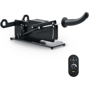 Y-NOT Automatic Sex Machine, Adjustable Masturbation Thrusting Machine with Realistic Dildo, Hands-Free Thrusting Dildo Machine with Quick Air, 3XLR Connector, Love Machine for Men Women Couples Black