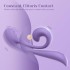 Tracy's Dog Clitoral Kissing G Spot Rabbit Vibrator, Adult Toys for Double Stimulation with 10 Vibrations, Flexible Sex Toy with Dual Motors, Full Silicone Vibrating Dildo Massager for Women Couple