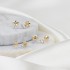 IGI Certified Solitaire Lab Grown Diamond Stud Earrings for Women in 14k Gold - 4 Prong Round Cut (G-H Color, VS1-VS2 Clarity)
