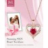 S925 Sterling Silver Necklace for Women, Wife Jewelry Rose Gold, Mom Birthday Valentines Mothers Day Gifts, Girlfriend Necklaces, Daughter Heart Jewel, Anniversary for Her