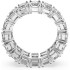 Swarovski Matrix Vittore Ring, Rectangular Cut, Clear, Rhodium Finish