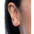 IGI Certified Solitaire Lab Grown Diamond Stud Earrings for Women in 14k Gold - 4 Prong Round Cut (G-H Color, VS1-VS2 Clarity)