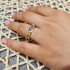 2 to 7 Birthstones Family Mother's Ring in Sterling Silver or Solid 10k Yellow Gold plus ENGRAVING