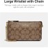 Coach Women's Signature Large Wristlet W Chain