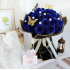 Glitter Roses Bouquet, Shiny Artificial Roses Flowers