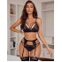 Avidlove Women Lingerie Set Lace Teddy Strap Babydoll