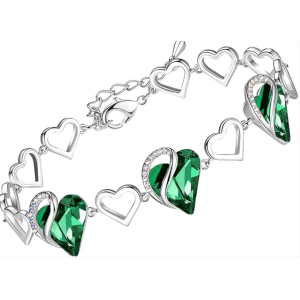 Leafael Infinity Love Heart Link Bracelets