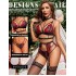 Avidlove Lace Garter Lingerie Set with Removable Choker
