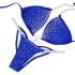 Competition Bikini Suit | NPC IFBB Posing Suit |Scrunch Bikini | Sapphire Blue